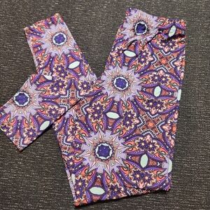 W Collection Purple and Pink OS One size Leggings Super Soft